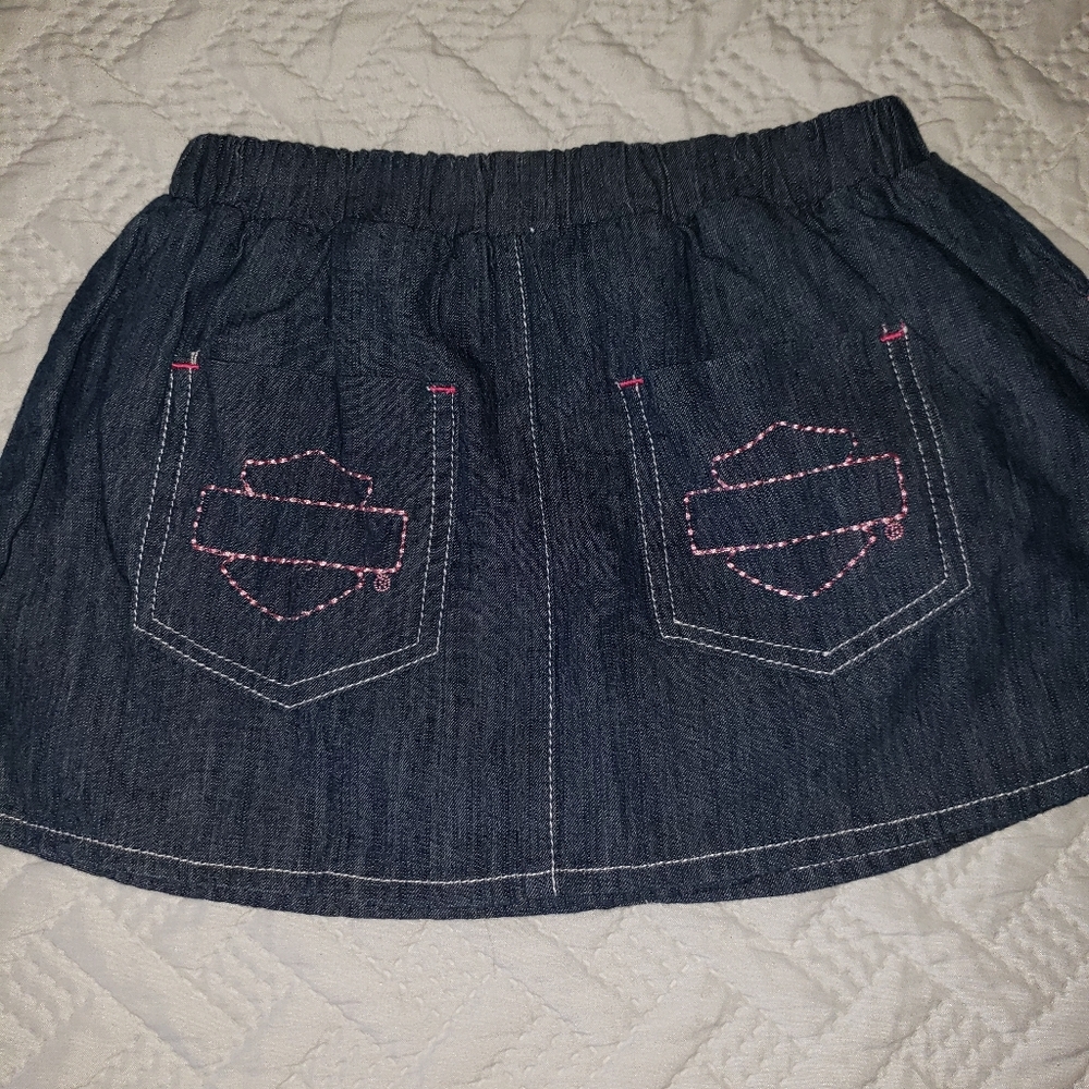 Harley-Davidson Girls Skirt Skort sz 3T - Nwot